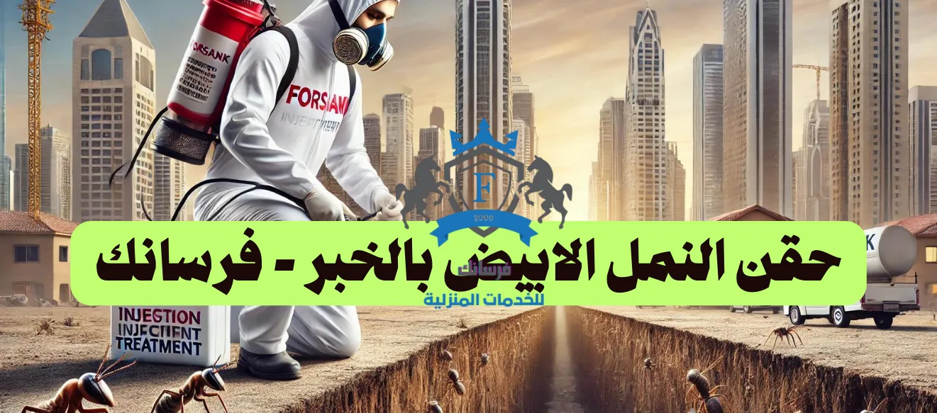 حقن النمل الأبيض بالخبر - فرسانك